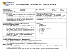session plan - ePortfolios at the University of Roehampton
