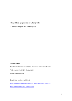 The political geographies of Liberty City