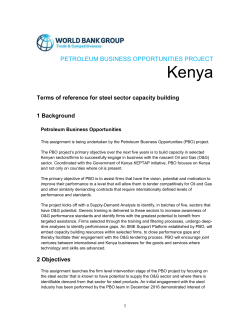 Petroleum Business Opportunities