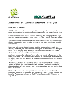 press release - MyWorkpapers