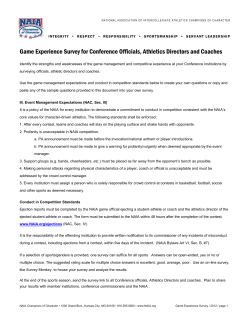 Game Experience Survey - NAIA