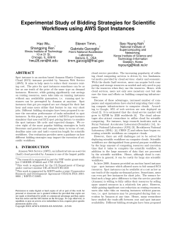 Experimental Study of Bidding Strategies for Scientific Workflows