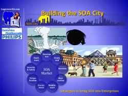 Building the SOA City
