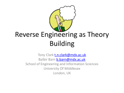 Modelling as Theory Building