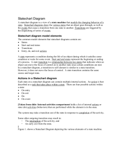 Statechart Diagram
