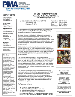 In-Die Transfer Systems