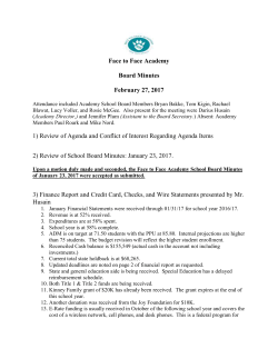 February 2017 - Face to Face Academy