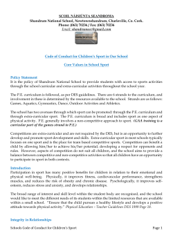 Shandrum N.S. Code of Conduct