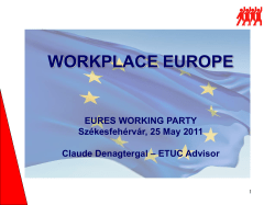 EMF Seminar &ldquo;Pro-active trade union strategy of the EMF&rdquo; 15 &ndash; 16