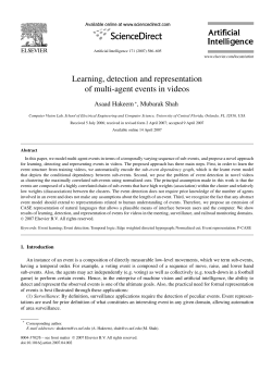 Learning, Detection and Representation of Multi-Agent