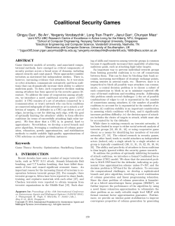 Coalitional Security Games - Nanyang Technological University