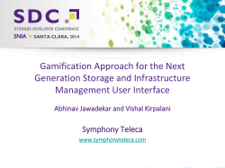 Gamification Approach for the Next Generation Storage and