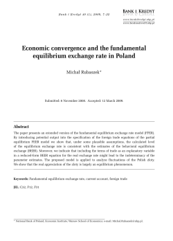 Economic convergence and the fundamental equilibrium exchange