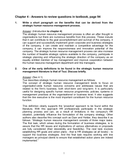 Chapter 4 - Answers to review questions in textbook, page 94