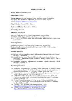 Summary of the scientific and pedagogical documentation