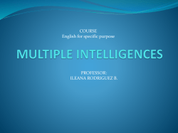 multiple intelligences