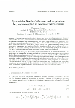 Symmetries, Noether`s theorem and inequivalent Lagrangians