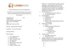 Keep the Music Playing - Living Word Baptist Church of Little Elm