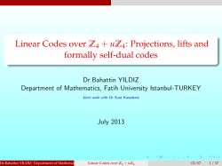 Linear Codes over Z4 + uZ4: Projections, lifts and formally self