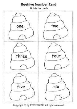 Bee Number Cards