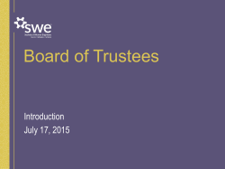 FY10 Budget Draft 5 Notes - Society of Women Engineers