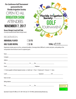 RegistRation Individual player $175 Golf clubs rental $ 55 TOTAL