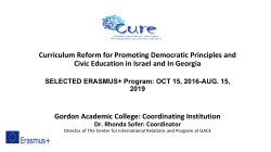 Curriculum Reform for Promoting Democratic Principles and Civic