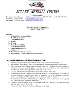 BNC Local Policy Rules