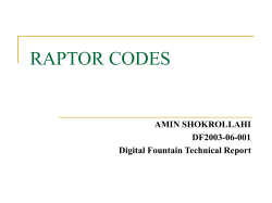 RAPTOR CODES