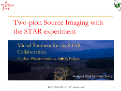 Pion Source Imaging update: Systematic error