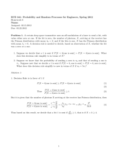 ECE 341: Probability and Random Processes for Engineers, Spring
