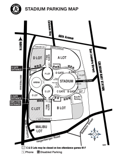 stadium parking map