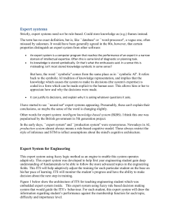 Expert System for Learning Internet