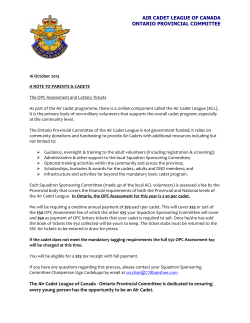 OPC Assessment and Lottery Tickets