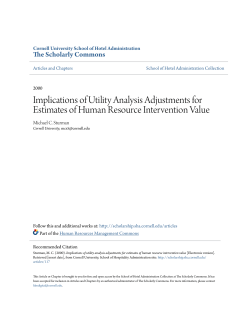 Implications of Utility Analysis Adjustments for Estimates of Human