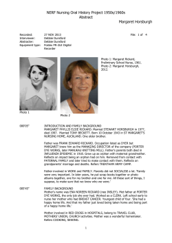 Margaret_Horsburgh_Abstract - An Online Archive of Nursing