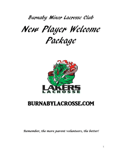 New Player Welcome Package 2017
