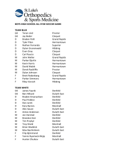 BOYS HIGH SCHOOL ALL STAR SOCCER GAME TEAM BLUE GK