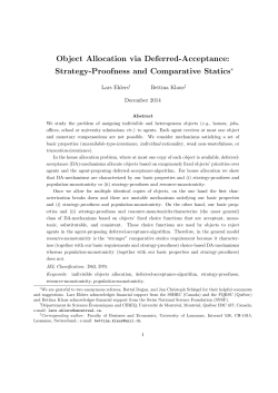 Object Allocation via Deferred-Acceptance: Strategy