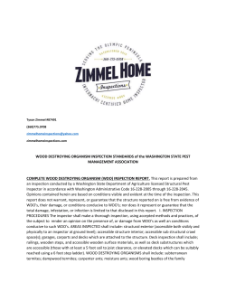 Pest - Zimmel Home Inspection