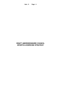 Sport and Culture-App1 - Aberdeenshire Council