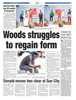 Donald moves two clear at Sun City