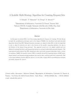 A Scalable Multi-Strategy Algorithm for Counting Frequent Sets