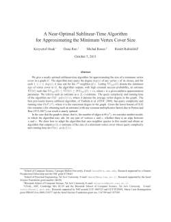 A Near-Optimal Sublinear-Time Algorithm for