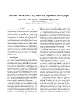 Adjasankey: Visualization of huge hierarchical weighted