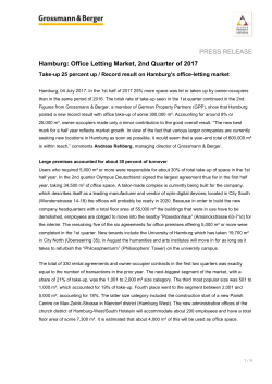 Office Letting Market, 2nd Quarter of 2017
