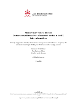 Measurement without Theory