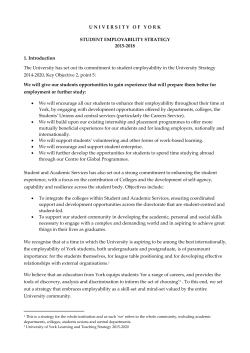 Employability Strategy