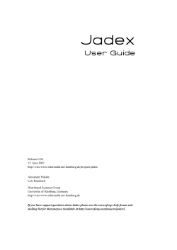 2.3. Execution Model of a Jadex Agent