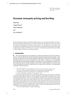 Dynamic monopoly pricing and herding